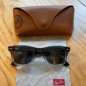 Light Blue RayBan Wayfarer sunglasses